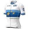 Cykeltrøje 2022 Groupama FDJ Europa Mesterskab Hvid Blå